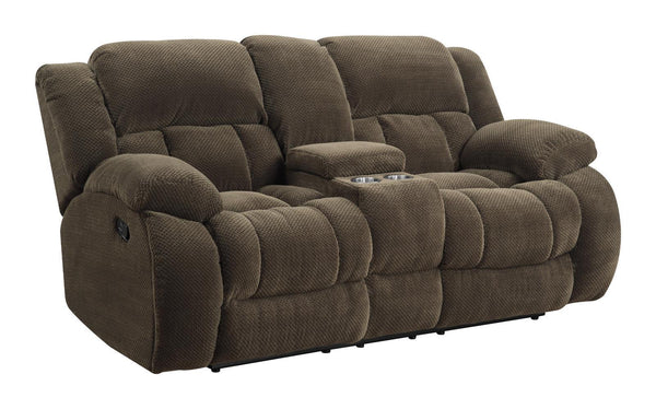 Weissman Motion Collection - Motion Loveseat - Chocolate-Washburn's Home Furnishings