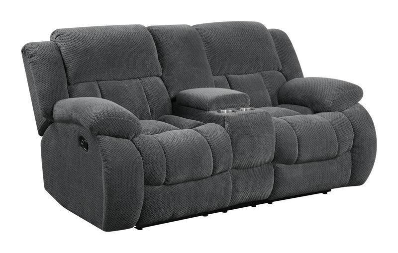 Weissman Motion Collection - Motion Loveseat - Grey-Washburn's Home Furnishings