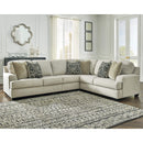 Wellhaven - Linen - Left Arm Facing Loveseat 3 Pc Sectional-Washburn's Home Furnishings