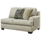 Wellhaven - Linen - Left Arm Facing Sofa 2 Pc Sectional-Washburn's Home Furnishings