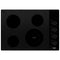 Whirlpool 30-inch Electric Ceramic Glass Cooktop with Dual Radiant Element Black-Washburn's Home Furnishings