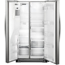 36-inch Wide Counter Depth Side-by-Side Refrigerator in Fingerprint Resistant Stainless Finish- 21 cu. ft.-Washburn's Home Furnishings