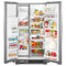 36-inch Wide Side-by-Side Refrigerator - 25 cu. ft.-Washburn's Home Furnishings