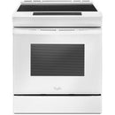 Whirlpool 4.8 Cu. Ft. Guided Electric Front Control Range in White-Washburn's Home Furnishings