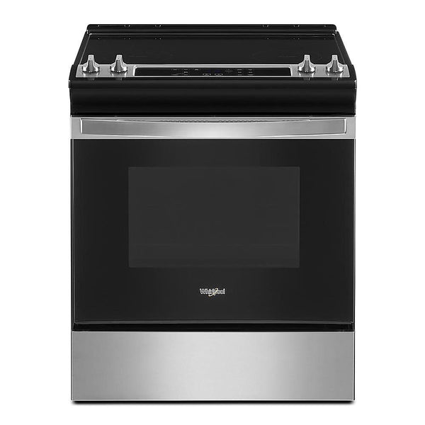 Whirlpool 4.8 cu. ft. Single Oven Electric Range in Stainless Steel-Washburn's Home Furnishings