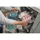 Whirlpool Large Capacity Dishwasher W/3rd Rack in Black Stainless-Washburn's Home Furnishings