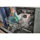 Whirlpool Large Capacity Dishwasher W/3rd Rack in Black Stainless-Washburn's Home Furnishings