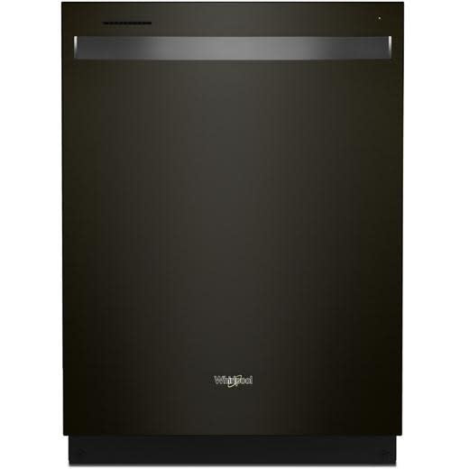 Whirlpool Large Capacity Dishwasher W/3rd Rack in Black Stainless-Washburn's Home Furnishings