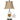 White Distressed Lantern Lamp-Washburn's Home Furnishings