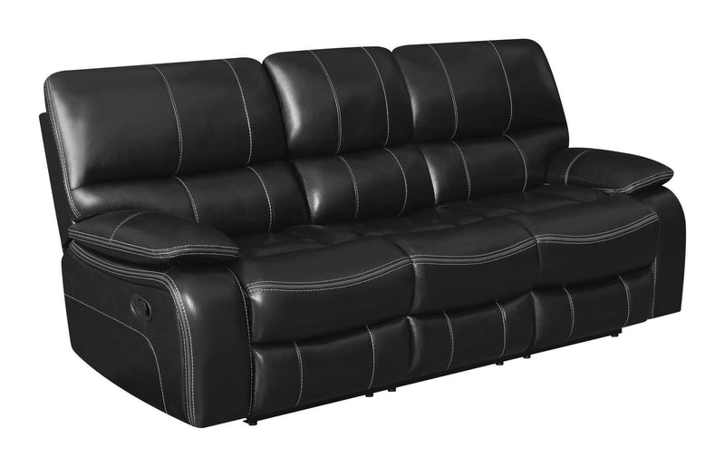 Willemse Motion Collection - Motion Sofa - Black-Washburn's Home Furnishings