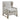 Wing Back Accent Chair - White-Washburn's Home Furnishings