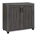 Wooden 2-door Accent Cabinet - Gray-Washburn's Home Furnishings