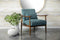 Wooden Arm Accent Chair - Blue-Washburn's Home Furnishings