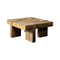 Wooden Square Coffee Table - Light Brown-Washburn's Home Furnishings