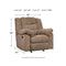 Workhorse - Cocoa - Rocker Recliner-Washburn's Home Furnishings