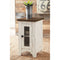 Wystfield - White/Brown - Chair Side End Table-Washburn's Home Furnishings