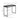 Yarlow - Black - Home Office Desk - Crossback-Washburn's Home Furnishings