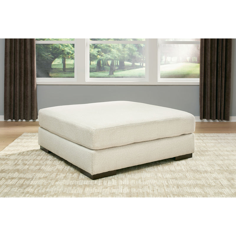 Zada - Ivory - Oversized Accent Ottoman-Washburn's Home Furnishings