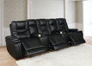 Zane - 5 Pc Power 2 Sectional - Black-Washburn's Home Furnishings