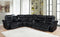 Zane - 7 Pc Power 2 Sectional - Black-Washburn's Home Furnishings