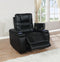 Zane - Dual Power Recliner - Black-Washburn's Home Furnishings