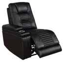 Zane - Laf Power 2 Recliner - Black-Washburn's Home Furnishings