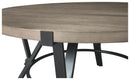 Zontini - Light Brown - Round Cocktail Table-Washburn's Home Furnishings