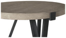 Zontini - Light Brown - Round End Table-Washburn's Home Furnishings
